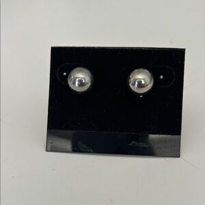 Elegant Silver Stud Earrings
